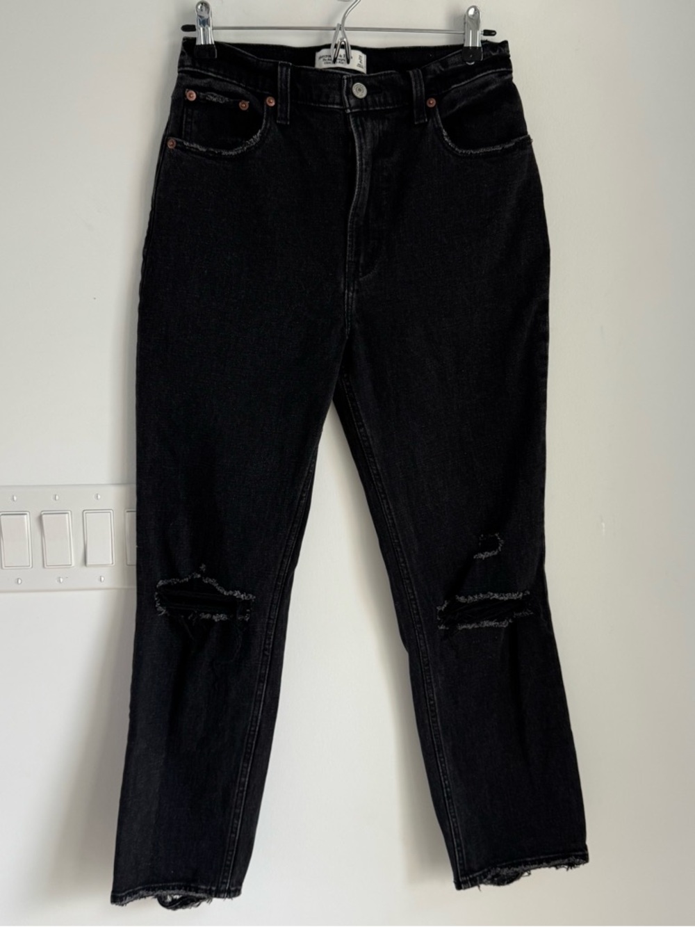 Abercrombie & Fitch The Ankle Straight Ultra High Rise Black
Jeans 27/4R